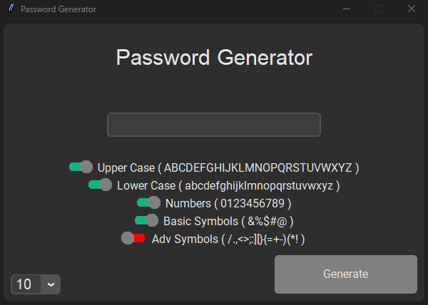 Password Generator